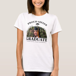 Camiseta Irmã Orgulhosa da Graduada Senior