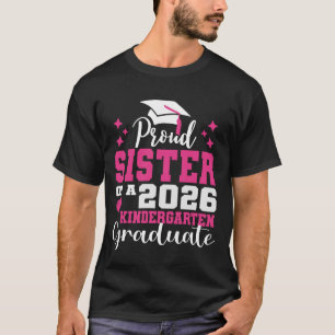 Camiseta Irmã Orgulhosa de Graduado no Jardim de Infância 2