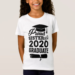 Camiseta Irmã Orgulhosa De Um Formando 2020