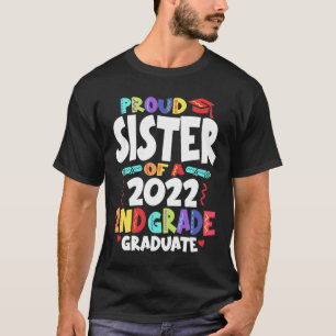 Camiseta Irmã Orgulhosa de um Formando da Classe segundo 20