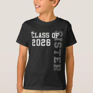 Camiseta Irmã Orgulhosa De Um Graduado Em 2026 Grad Sênior