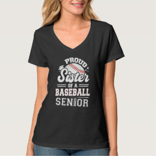 Camiseta Irmã Orgulhosa De Um Veterano De Beisebol Formatur