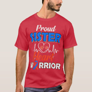 Camiseta Irmã Orgulhosa de uma Consciência CHD Guerreira do