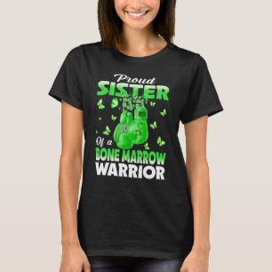 Camiseta Irmã Orgulhosa De Uma Conscientização De Guerreiro