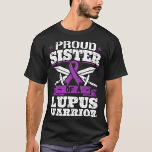Camiseta Irmã Orgulhosa De Uma Frisa De Consciencialização 