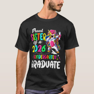 Camiseta Irmã orgulhosa de uma turma de graduados pré-escol