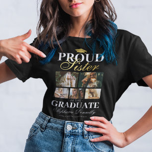 Camiseta Irmã Orgulhosa do Formando T-Shirt