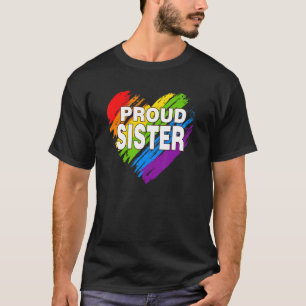 Camiseta Irmã Orgulhosa Lgbt Orgulho gay Dia da Mulher