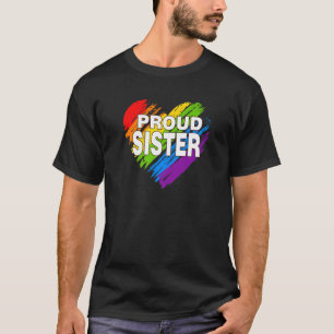 Camiseta Irmã Orgulhosa Lgbt Orgulho gay Dia da Mulher