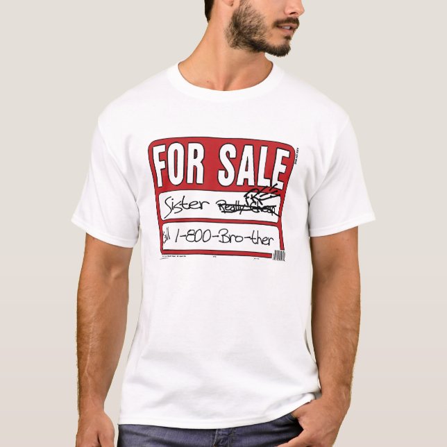 Camiseta Irmã para a venda - livre (Frente)