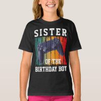 irmã personalizada do aniversariante jogador de ví