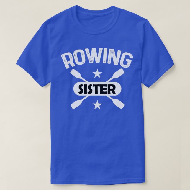 Camiseta Irmã remora Funny Rears Gift Para Rowers Rears (Frente do Design)