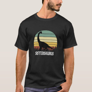 CAMISETA IRMÃ SISTERSAURO SAURUS IRMÃ DINOSAUR