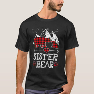 Camiseta Irmã Urso, Xadrez Vermelho Buffalo Irmã Urso Paj