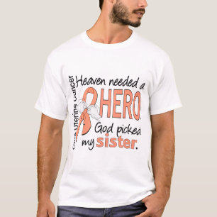 Camiseta Irmã uterina do cancer do herói necessário do c