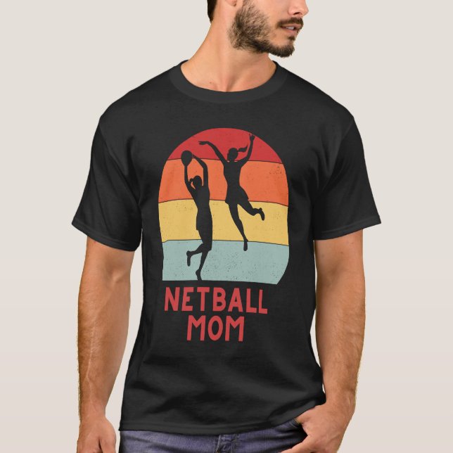 Camiseta Irmandade da Netball Meninas femininas e teamwear  (Frente)