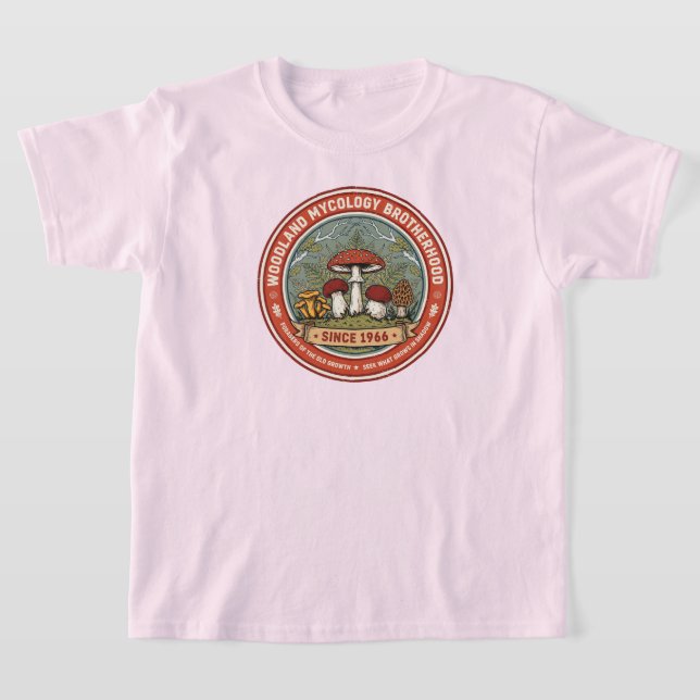 Camiseta Irmandade de Micologia Florestal (Postura )