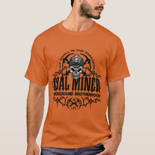 Camiseta Irmandade subterrânea do COAL MINER