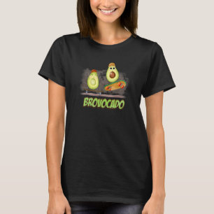 Camiseta Irmão Abacate Brovocado Fruta Citação Piada Comida