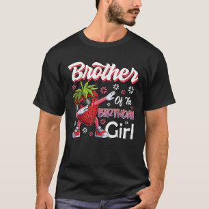 Camiseta Irmão Amante de Frutas da Menina de Aniversário Mo