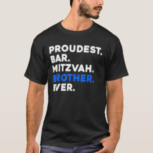 Camiseta IRMÃO BAR MITZVAH JÁ Jewish BOY Celeb