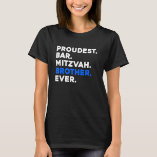 Camiseta IRMÃO BAR MITZVAH JÁ Jewish BOY Celeb
