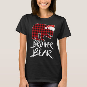 Camiseta Irmão Bear Buffalo Red Xadrez Papais noeis de Nata