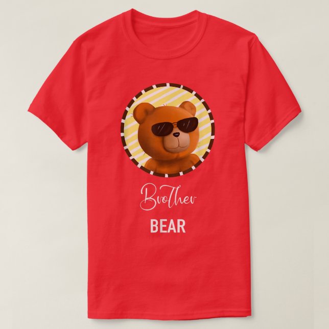 Camiseta Irmão Bear - Família Engraçada (Frente do Design)
