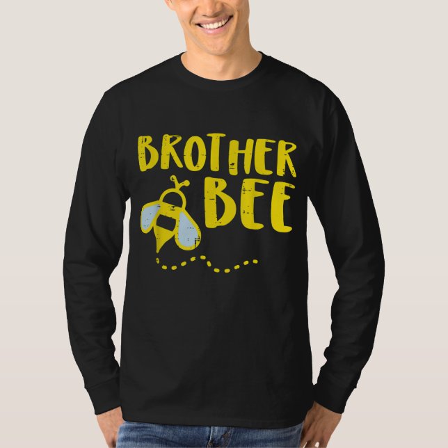 Camiseta Irmão Bee Family Correspondendo Homens Meninos Cri (Frente)