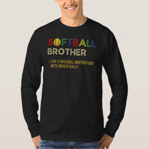 Camiseta Irmão Bigger Balls Big Brother Pai do Grande Irmão