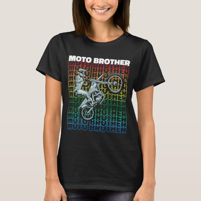 Camiseta Irmão Biker Mx Motocross Bike Moto B (Frente)