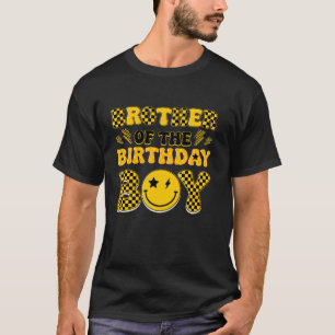 Camiseta Irmão Birthday Boy One Happy Dud Family Party D