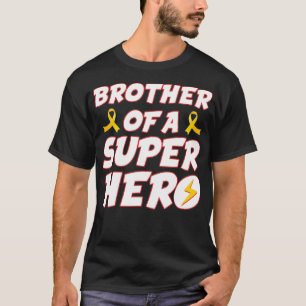 Camiseta Irmão Cancer Da Infância De Uma Costela Familiar D