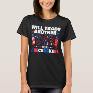 Camiseta Irmão Comercializado Para Fogos De Artifício 4 De