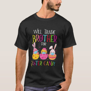 Camiseta Irmão Comercializará Páscoa De Ovo Engraçado Leste
