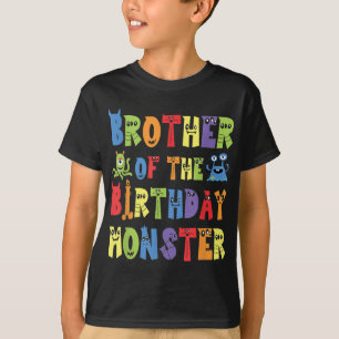 Camiseta Irmão Da Alienígena Do Monstro De Aniversário, Cri