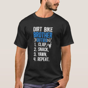 Camiseta Irmão Da Bicicleta De Sujeira Irmão Irmão De Uma B