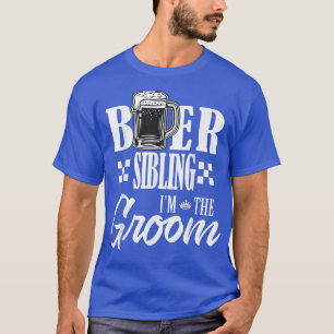 Camiseta Irmão da Cerveja Eu Sou o Noivo Bebo Cervejas Famí