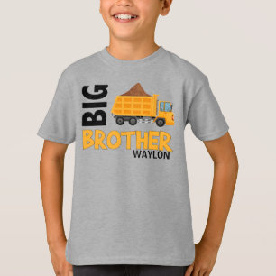 Camiseta Irmão da construção de um caminhão irmão