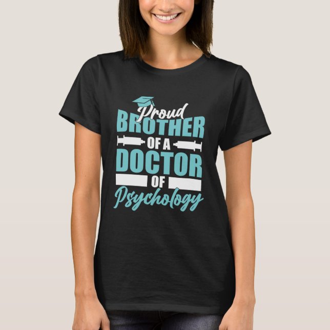 Camiseta Irmão Da Faculdade De Psicologia (Frente)