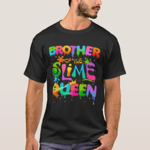 Camiseta Irmão Da Família Aniversário Da Rainha Slime