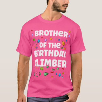 Camiseta Irmão Da Família Aniversário De Combinação Climáti