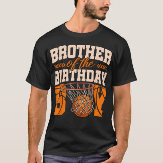 Camiseta Irmão Da Família De Jogador De Basquetebol Festa