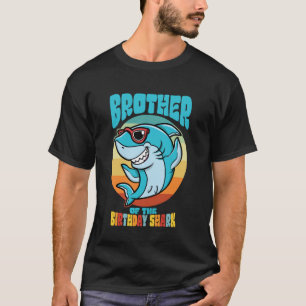 Camiseta Irmão da Família Irmão do Partido Birthday Kid Sha