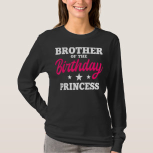 Camiseta Irmão Da Festa De Aniversário Da Princesa Celebraç