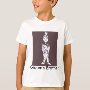Camiseta Irmão da festa de noivo/solteiro