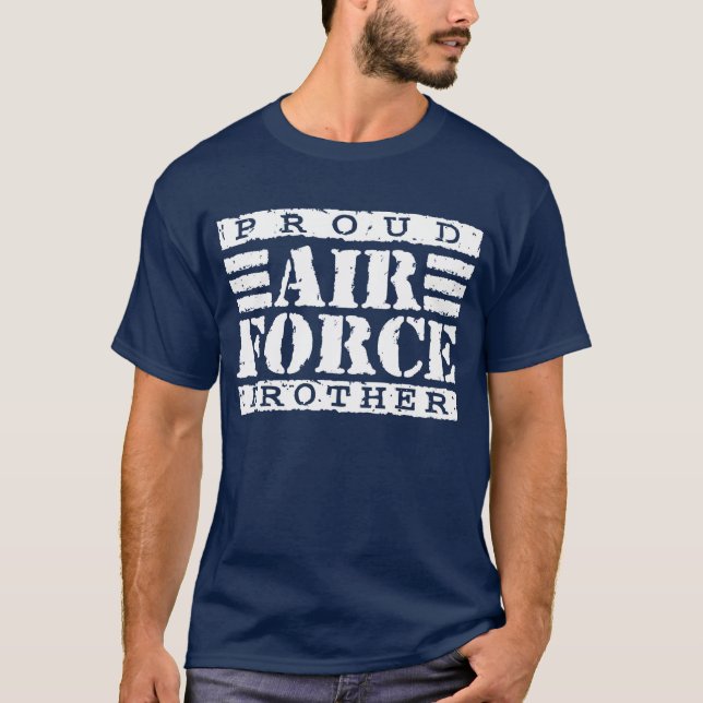 Camiseta Irmão da Força Aérea Orgulhosa (Frente)