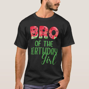 Camiseta Irmão Da Garota de Aniversário, Matchin de Melanci