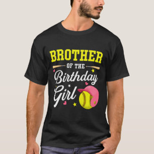 Camiseta Irmão Da Menina Do Aniversário Tema Do Reprodutor 
