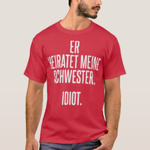 Camiseta Irmão da Noiva Festa de Despedida